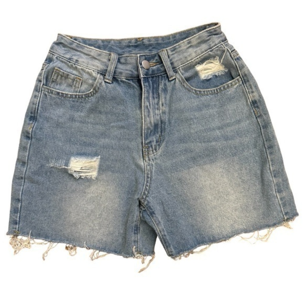 Ripped Jean Shorts